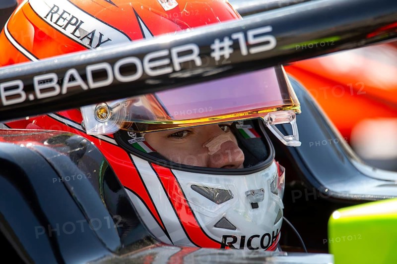 10 May 2024, Hockenheimring (Germany: Free practice of the FRECA (Formula regional by Alpine 2024) . Picture: Close-up of Brandon Badoer Italy in the cockpit (Van Amersfoort Racing)