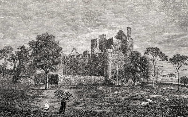 Craigmillar Castle, Edinburgh, Scotland, 19th century