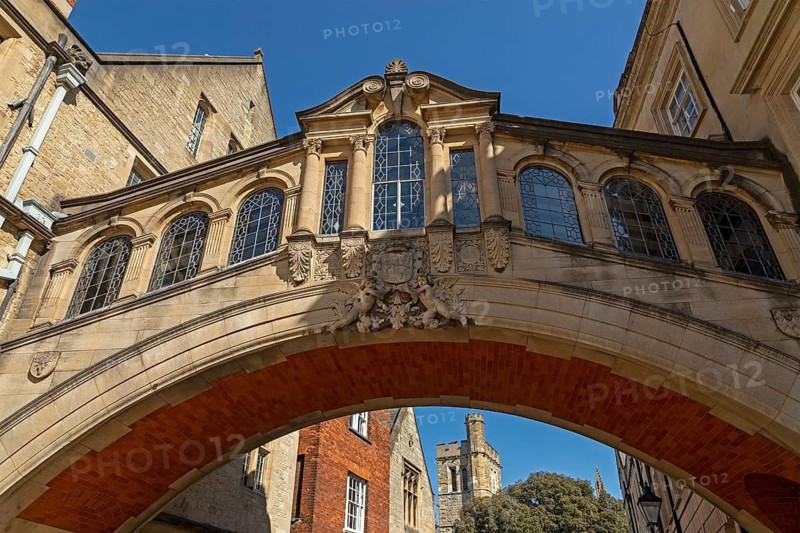 Hertford Bridge, Bridge of Sighs, New College Bell Tower, Oxford, England, Great Britain