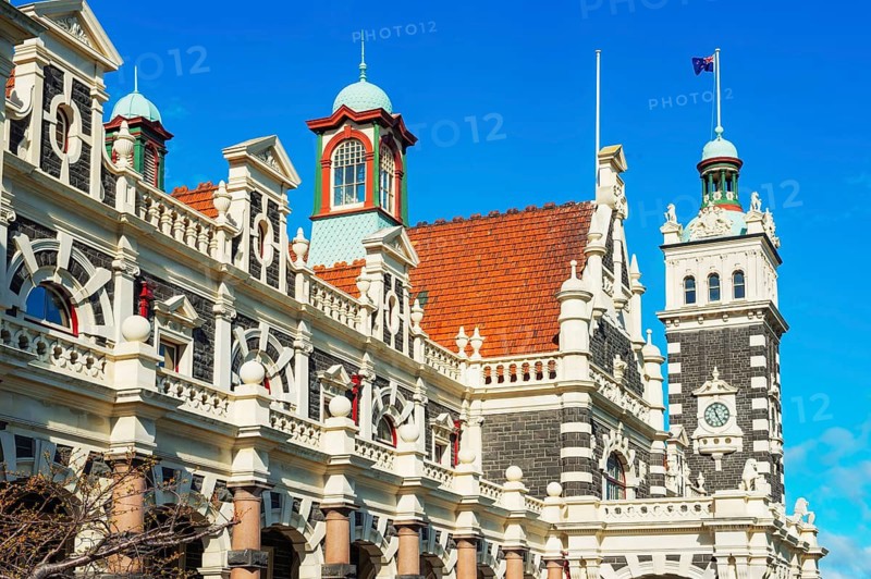 Dunedin Railway Station, Dunedin, Otago Region, South Island, New Zealand