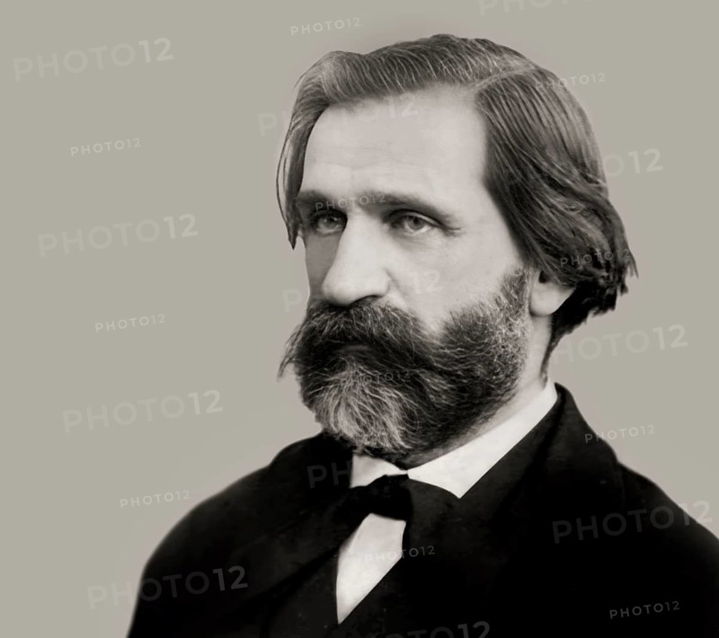 Giuseppe Verdi, 1813 – 1901, Italian opera composer, digitally edited