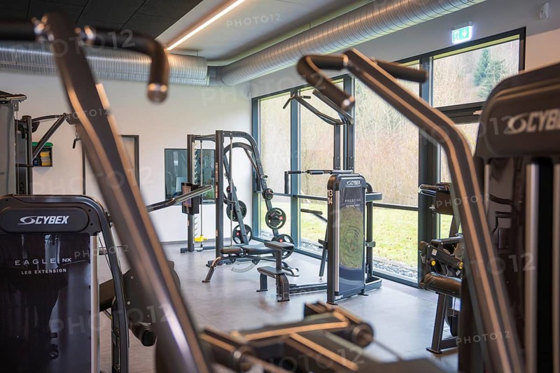 A well-equipped gym with modern equipment, Fitness TSV Calw, Germany