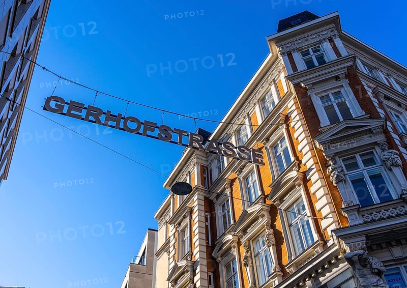 Access to Gerhofstraße, Hamburg, Germany