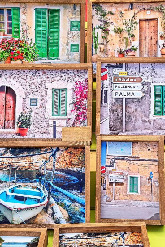 Souvenirs on sale, Alcudia, Mallorca, Balearic Islands, Spain