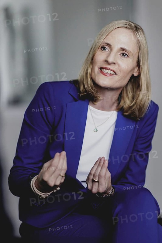Marie-Christine Ostermann, President of the Association of Family Entrepreneurs, recorded during an interview in Berlin, 2 July 2024