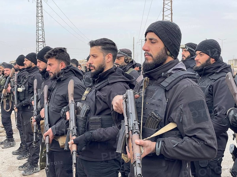 In kobani, Syria on February 2, 2026, Syrian Government forces begin entering the city of Ayn al-Arab to commence their deployment in implementation of the January 18 agreement with the SDF, Aleppo, Kobani, Syria
