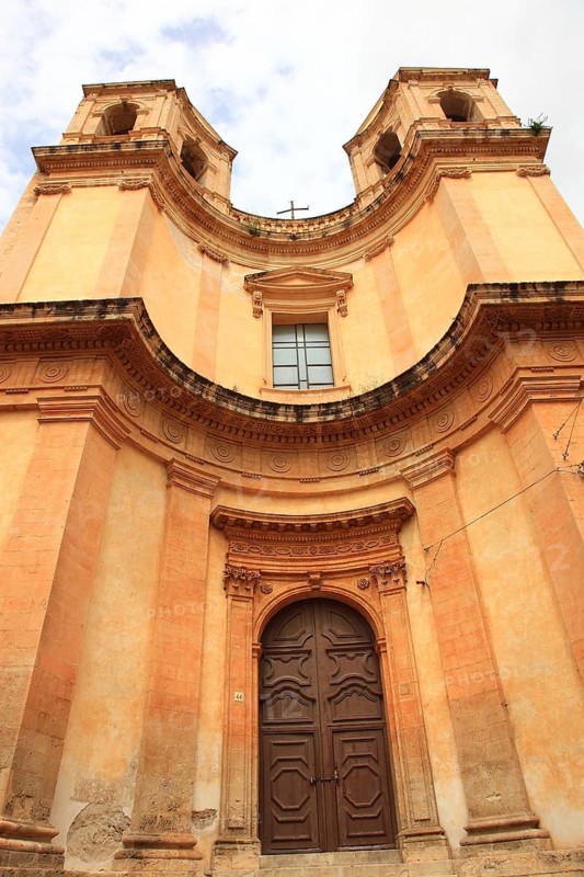 Old town of the late Baroque city of Noto in the Val di Noto, church, Chiesa di Montovergine, Syracuse Province, UNESCO World Heritage Site, Sicily, Italy