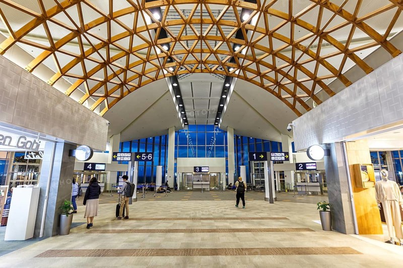 Terminal of the New Ulaanbaatar International Airport (UBN) in Ulan Bator, Mongolia