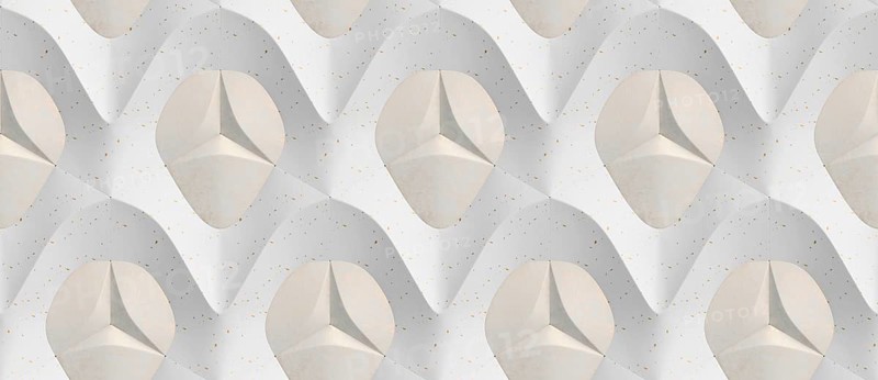 3D background of black with pink dots in the form of hexagon tiles volumetric shape of leather. High quality seamless realistic texture