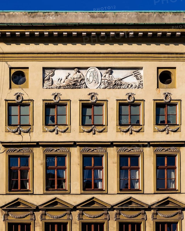 Details of the old town lanes, Krakow, Poland
