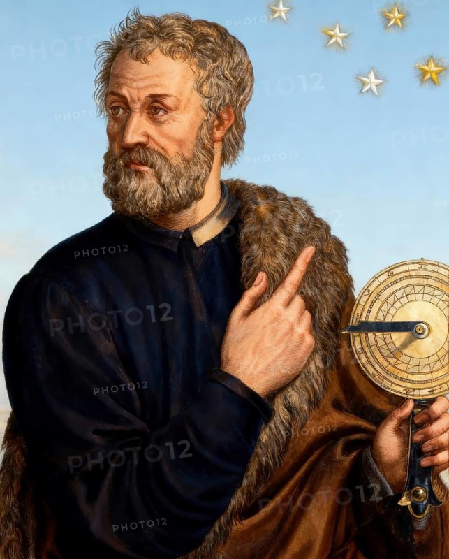 Christopher Columbus, 1451 - 1506, Italian navigator, digitally optimized