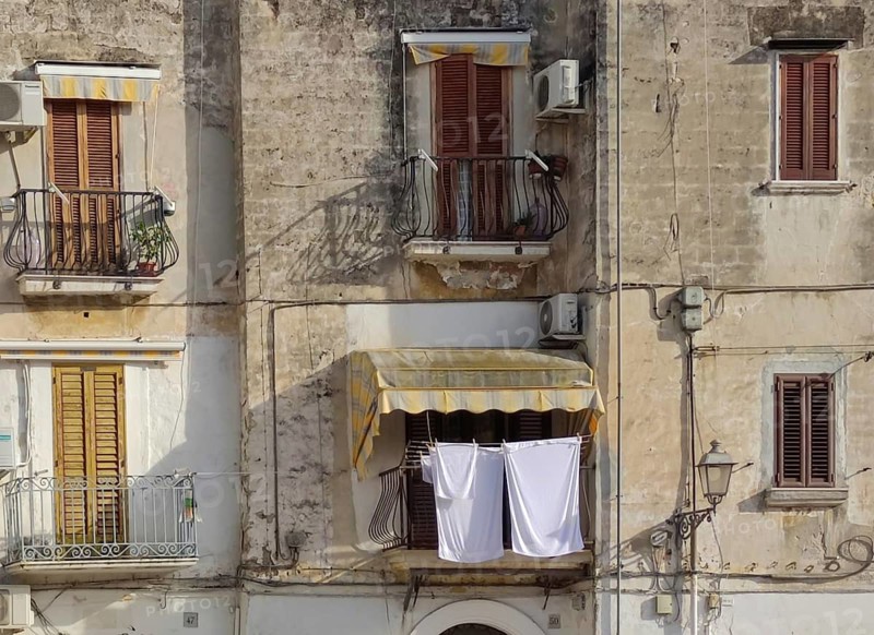House facade in Bari, Apulia