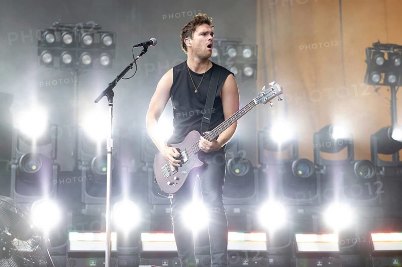 Adenau, Germany, 7 June 2024: Royal Blood (Mike Kerr, vocals, bass) play at Rock am Ring. The festival takes place at the Nürburgring race track near the town of Adenau from 7 - 9 June 2024