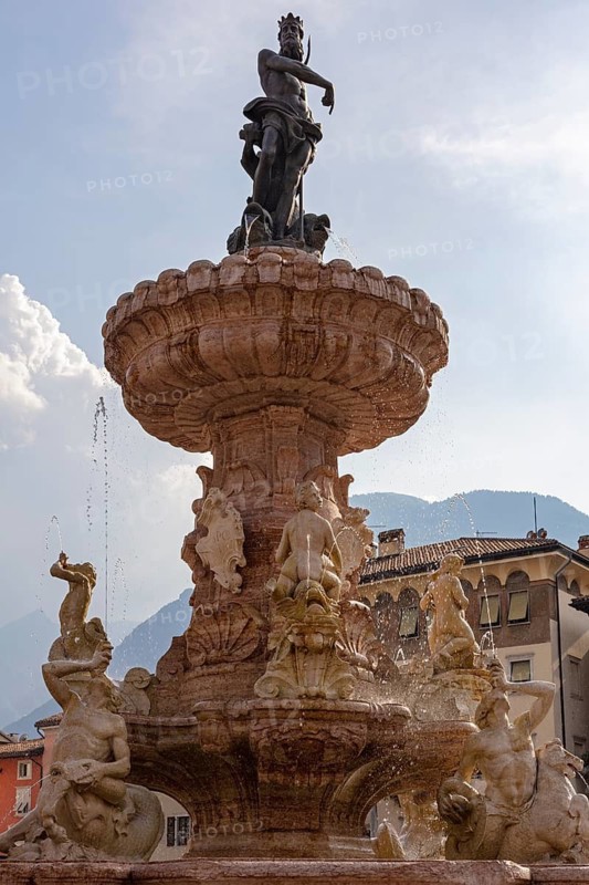 Neptune Fountain, Trento, Tyrol, Italy