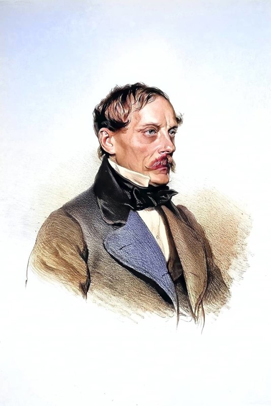 Karl Ritter von Jeckl (Carl v. Jeckl), civil servant, k.k. Regierungsrath, 1797-22.09.1871, Historical, digitally restored reproduction from a 19th century original, Record date not stated