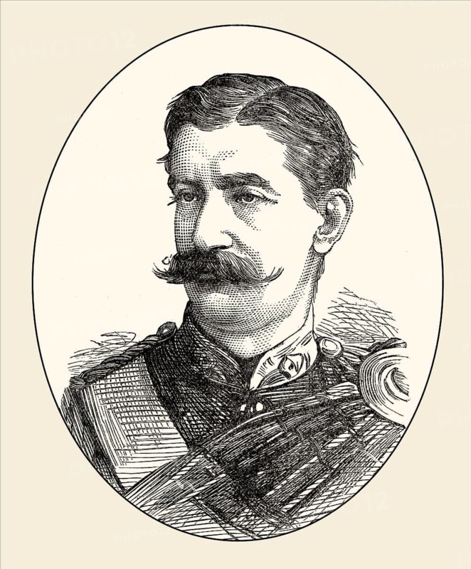 Capt. John Thomas Frome, 72nd Highlanders, Second Afghan War, From British Battles on Land and Sea, by James Grant