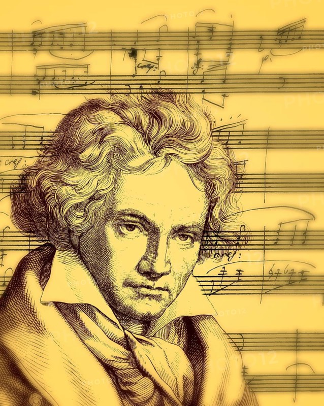 Handwritten Piano Sonata No. 12 in A? major, Op. 26, Ludwig van Beethoven, 1770 -1827, German composer