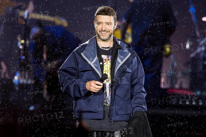 Justin Timberlake at the Lollapalooza Festival in the Olympiastadion and on the Maifeld, Berlin, 12/07/2025