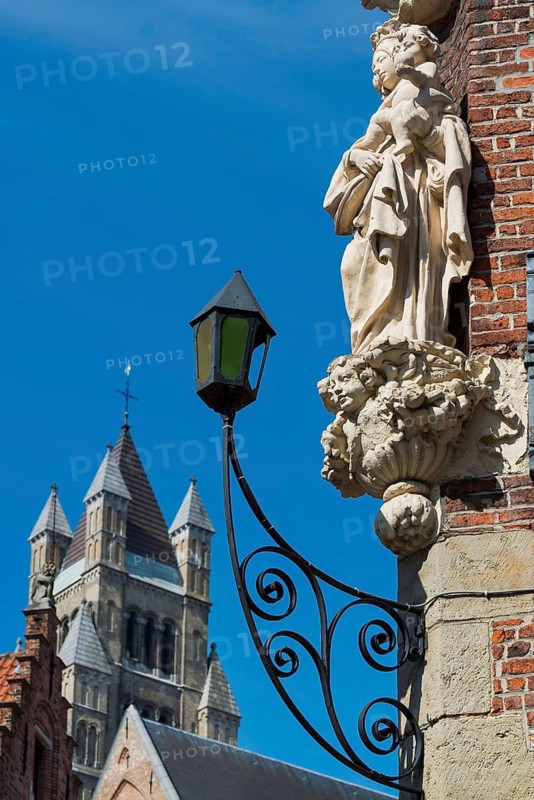 Cathedral of St. Salvator, old town, landmark, tower, architecture, Flanders, Flemish, trading centre, seafaring, UNESCO, cityscape, attraction, centre, sight, old town, Middle Ages, medieval, famous, Bruges, Belgium