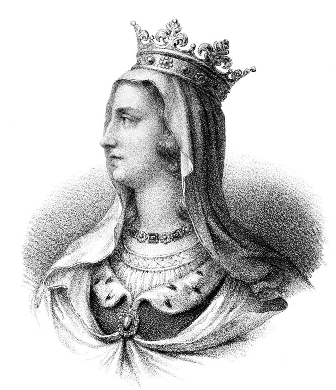 Isabella, Isabelle d'Aragon, Isabella von Aragón, 1248-1271, infanta of Aragon, Queen consort of France as wife of Philip III