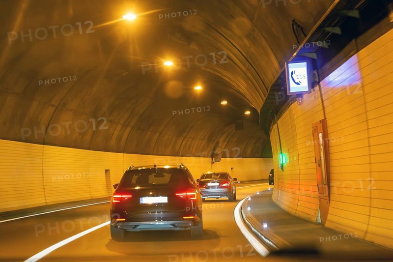Tunnel on the B 10 (federal highway 10) between Pirmasens and Landau