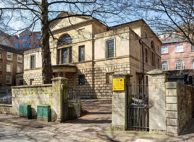 The Meeting House, originally Unitarian chapel, Lewin's Mead, Bristol, England, UK architect William Blackburn 1791 now converted to offices