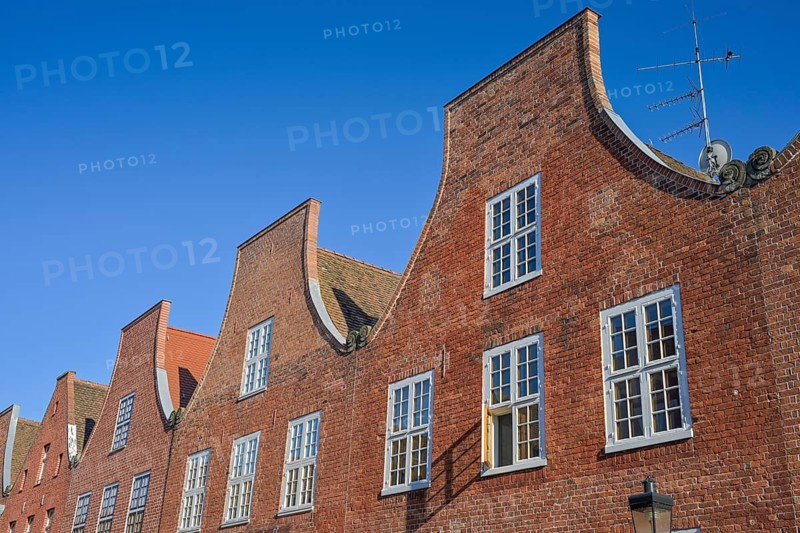Dutch houses, old buildings, brick facades, Mittelstraße, Dutch Quarter, Potsdam, Brandenburg, Germany