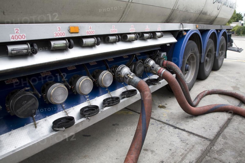 Petrol tanker delivery