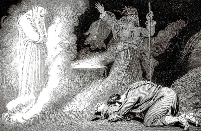 Saul and the Witch of Endor, First Book of Samuel, Old Testament, Hebrew Tanakh