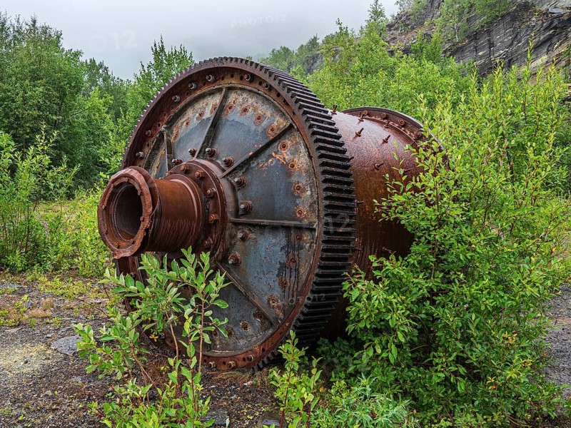 Open air relicts of the mining activity at Sulitjelma, Sulitjelma, Norway
