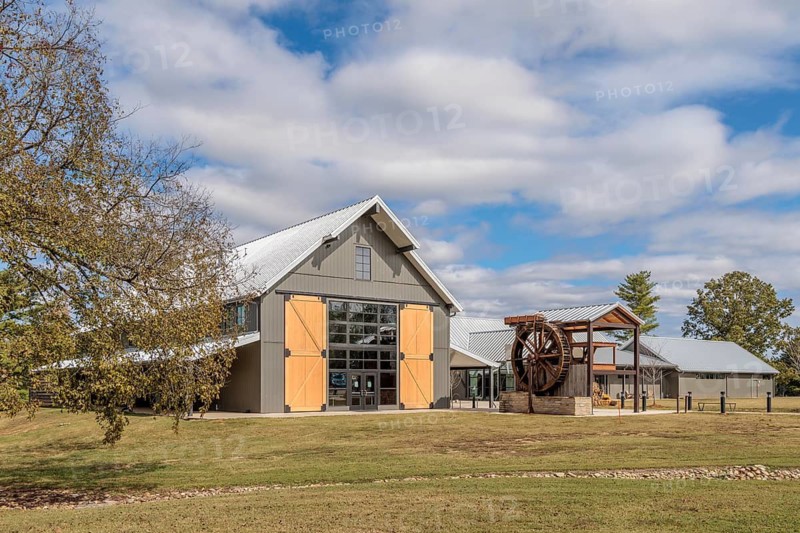 Visitor Center including a gift shop, restaurant and conference facilities at Henry Horton State Park, Tennessee
