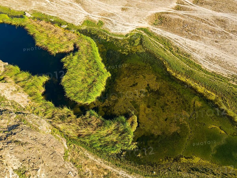 Landscape in Oman, mountains, Wadi Ashawq, road, reeds, waters Salalah, Al Mughsyal / Wadi Ashawq, Dhofar, Oman