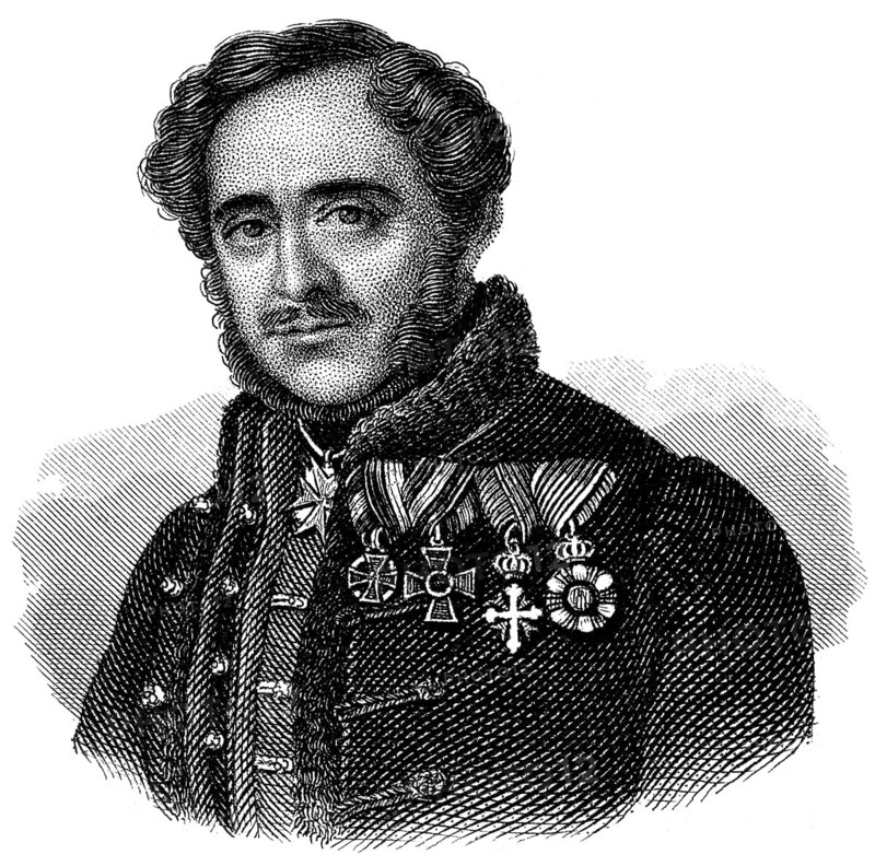 Portrait of Count István Széchenyi de Sárvár-Felsovidék, 1791 - 1860, a Hungarian politician, theorist and writer, Gróf Széchenyi István, oder Graf Stephan Széchenyi, 1791 - 1860, ein ungarischer Staatsreformer und Unternehmer
