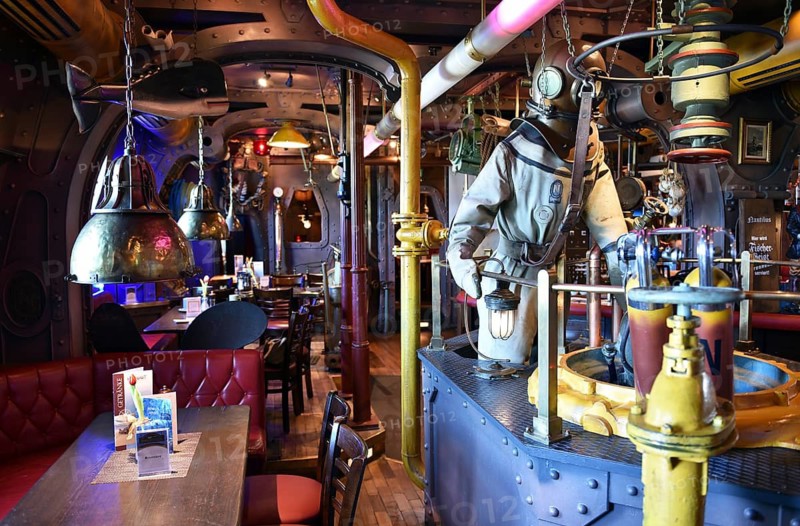 Restaurant, pub, hotel NAUTILUS in Putbus on Rügen, Mecklenburg-Vorpommern, Germany