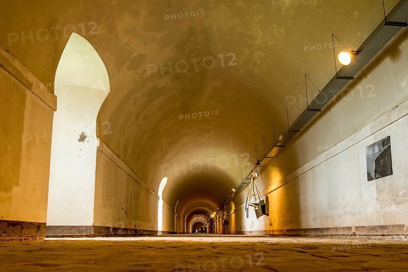 Montjuic Castle old military fortress on Montjuic Mountain overlooking the city, barcelona, spain