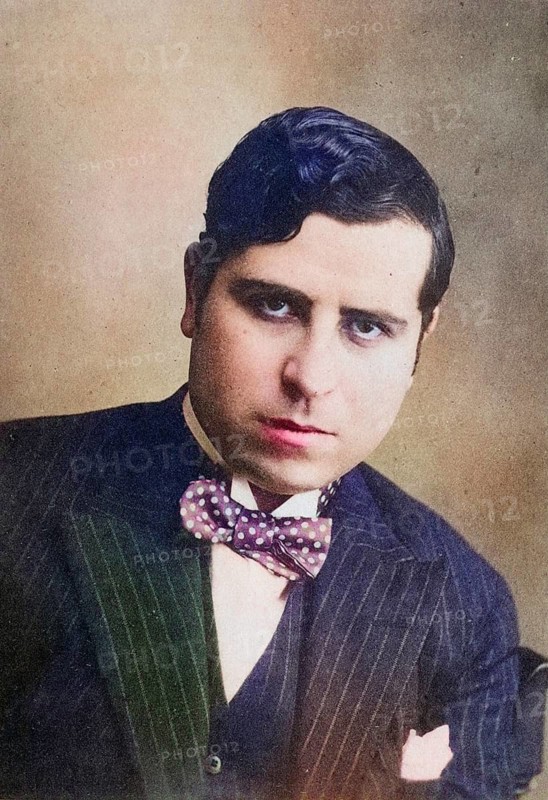 Ramon Gomez de la Serna, 1888-1963, Spanish writer, Historical, digitally restored reproduction from a 19th century original, Record date not stated