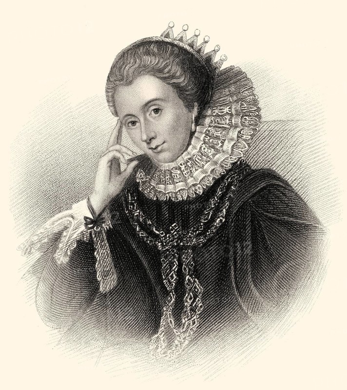 Lucy Russell, Gräfin von Bedford, geborene Harington, 1580-1627, eine bedeutende aristokratische Mäzenin der Künste und Literatur in der elisabethanischen und jakobinischen Epoche
