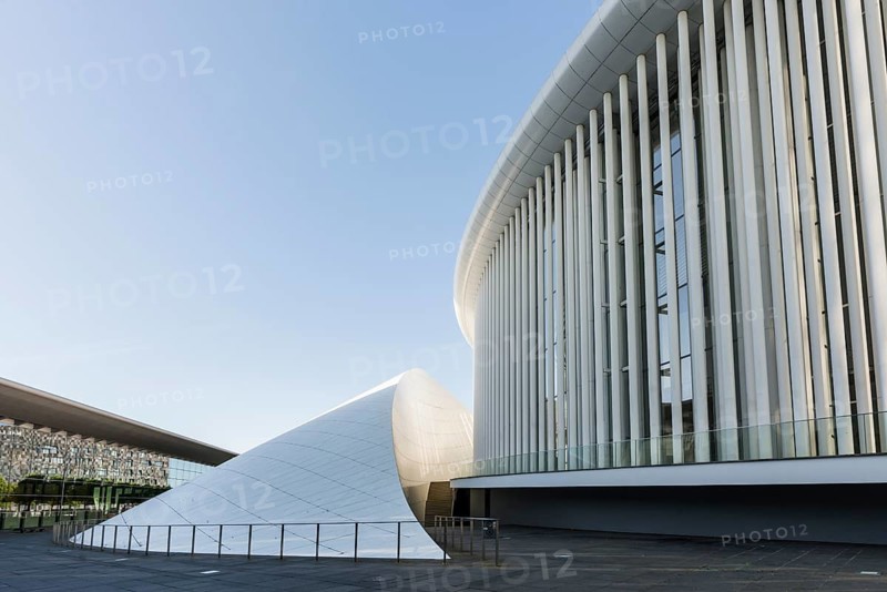 Philharmonie, by Christian de Portzamparc, Place de l'Europe, Plateau de Kirchberg, Luxembourg, Luxembourg City, Luxembourg