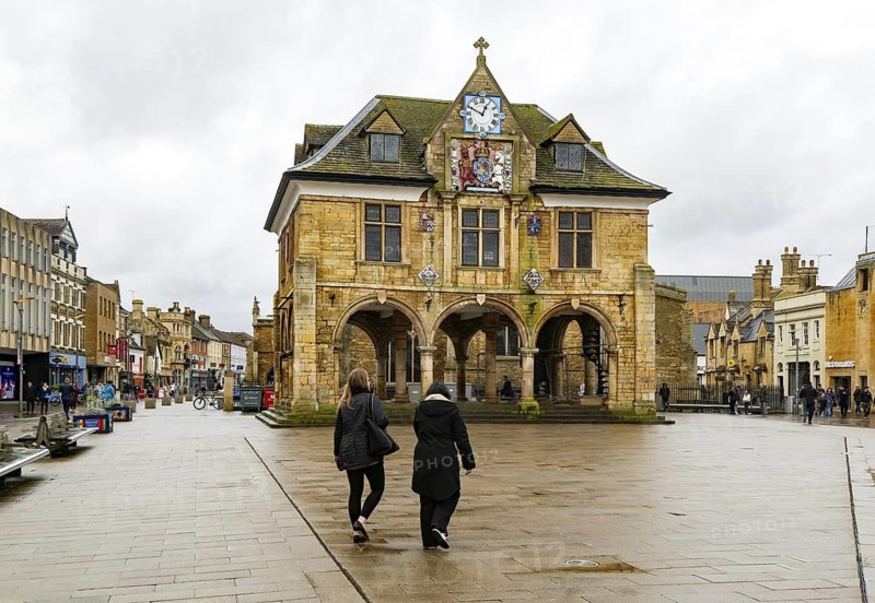 Historic Guildhall building, Peterborough, Cambridgeshire, England, UK