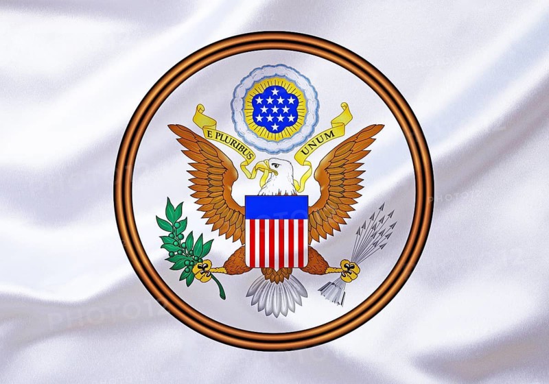 The coat of arms of the USA, Studio