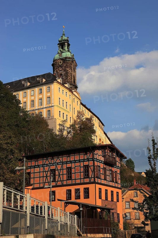 Heidecksburg Castle, the former residence of the princes of Schwarzburg-Rudolstadt, Rudolstadt, Saalfeld-Rudolstadt district, Thuringia, Germany