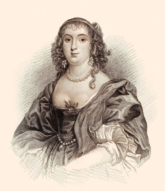Anne Carr, Gräfin von Bedford, 1615-1684, eine wohlhabende englische Adelige