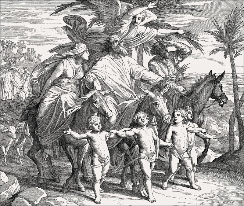 Abrahamic Covenant, Old Testament, by Julius Schnorr von Carolsfeld, 1860