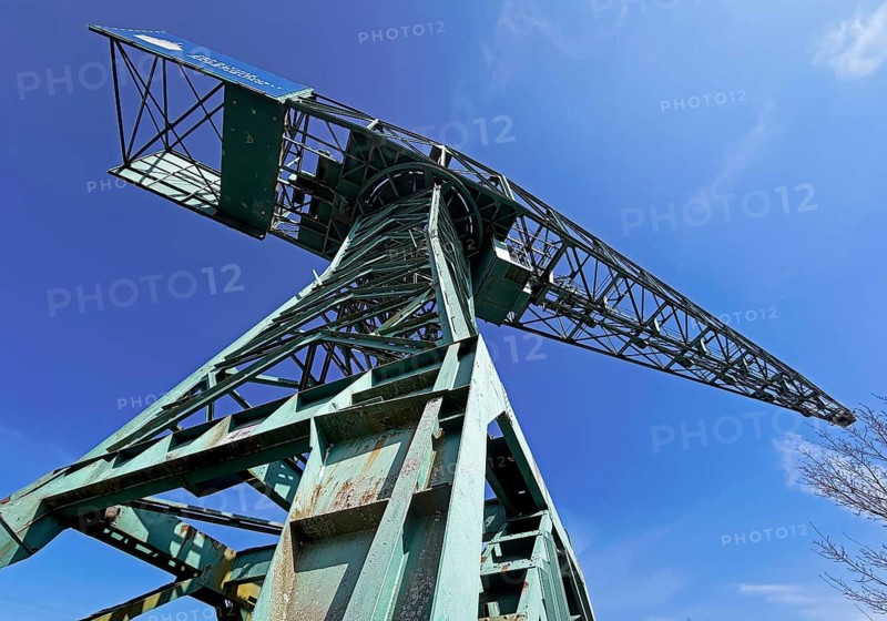 Harbour crane Alte Werft, Technisches Denkmal, Papenburg, Emsland, Lower Saxony, Germany