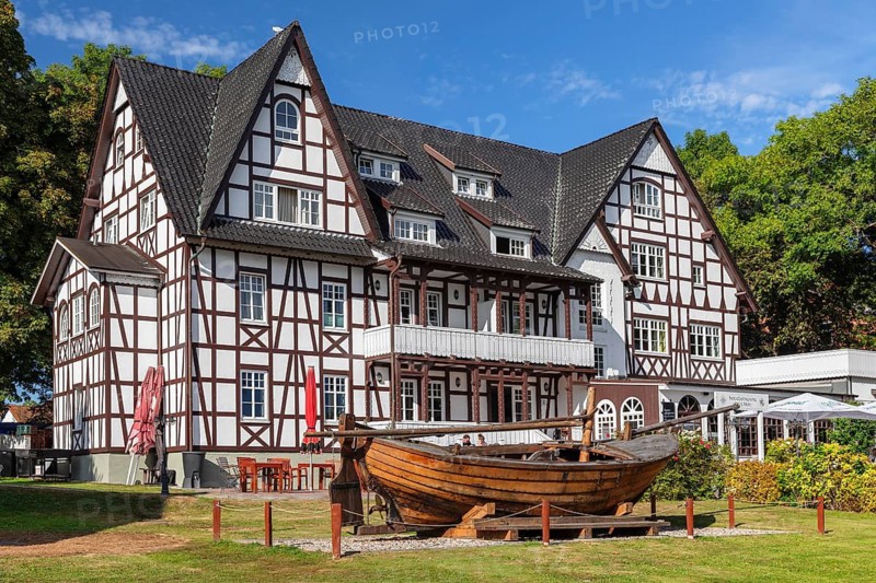 Hotel Hitthim, Kloster, Hiddensee Island, Rügen, Mecklenburg-Western Pomerania, Germany, Kloster, Mecklenburg-Western Pomerania, Germany
