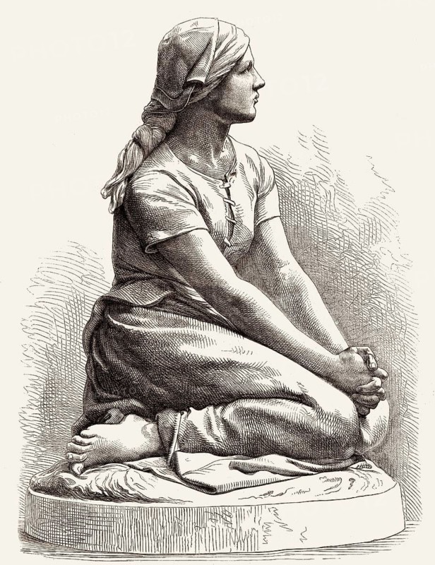 Jeanne d'Arc, die Jungfrau von Orleans oder Jeanne d'Arc, 1412-1431, französische Nationalheldin und Heilige der katholischen und anglikanischen Kirche