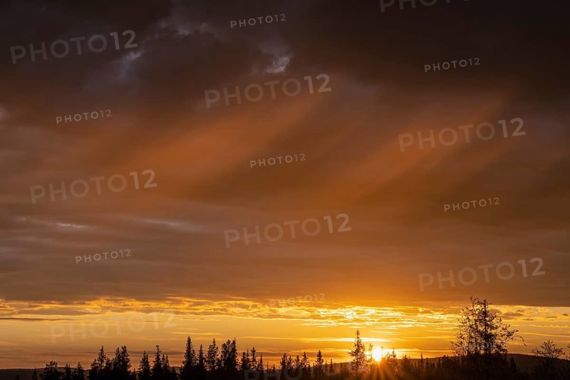 Evening mood, Gällivare, Norrbotten, Lapland, Sweden, June 2021
