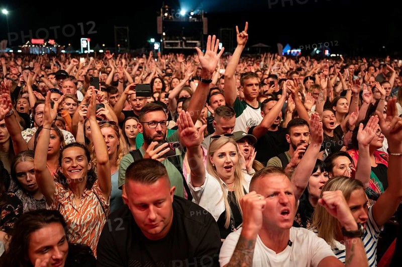WROCLAW, POLAND - AUGUST 2, 2024: Festival Meskie Granie 2024 (Men's Playing) audience during the concert