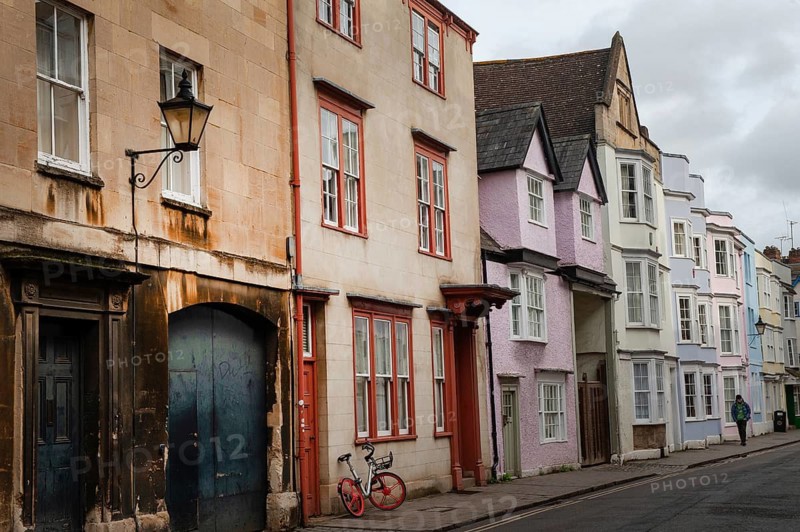 Oxford, England, UK. February 2nd, 2020 Hollywell Street in the university city of Oxford, England