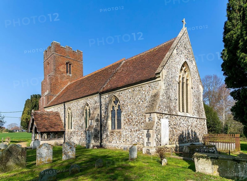 Village parish church of All Saints, Hemley, Suffolk, England, UK